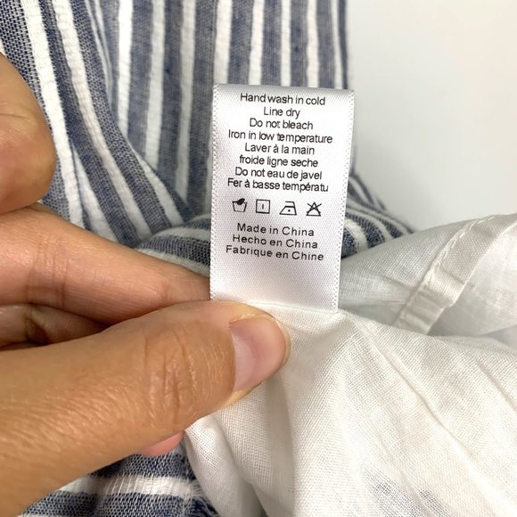 NWT GREYLIN x Revolve Off-the-shoulder Striped Casual Shift Maxi‎ Dress Sz S - Picture 11 of 11